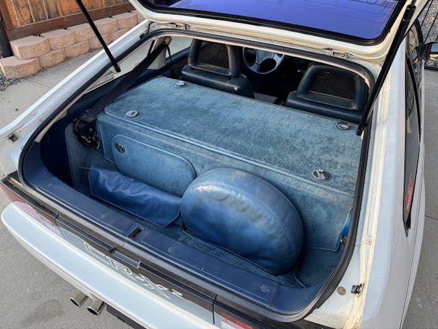 1984 Honda CRX twin-engine rear engine cover spare tire