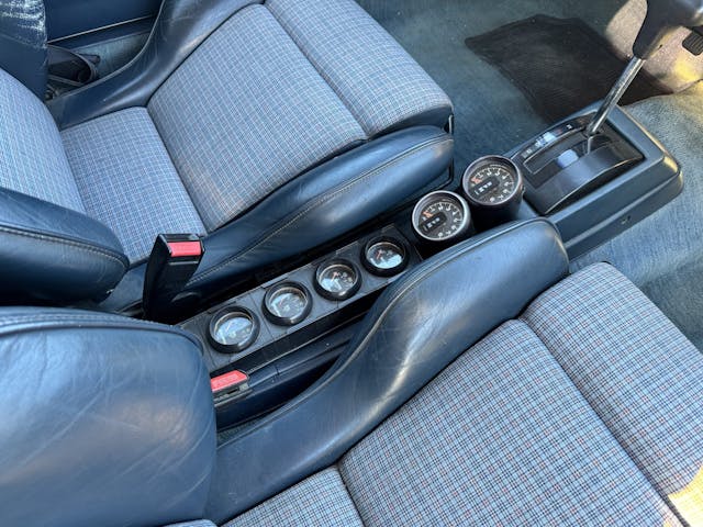 1984 Honda CRX twin-engine central gauges