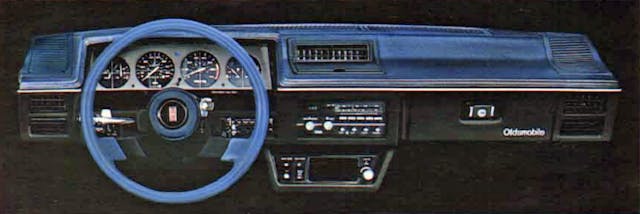 1985 Oldsmobile Firenza dashboard