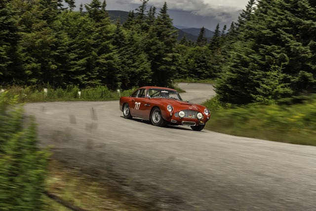 Aston Martin DB4 GT Mt. Equinox hillclimb