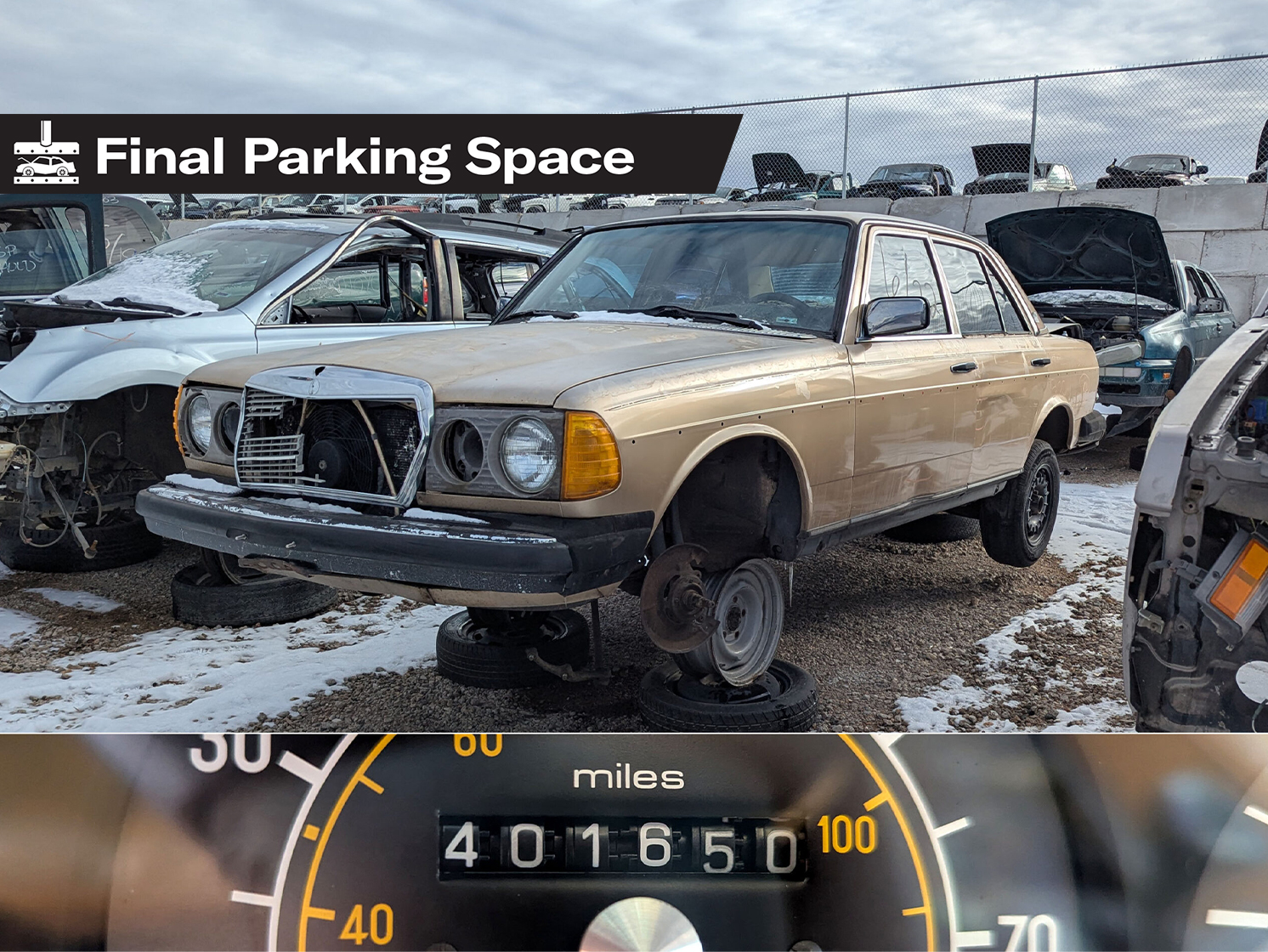 Final Parking Space: 1982 Mercedes-Benz 300D with 400K Miles
