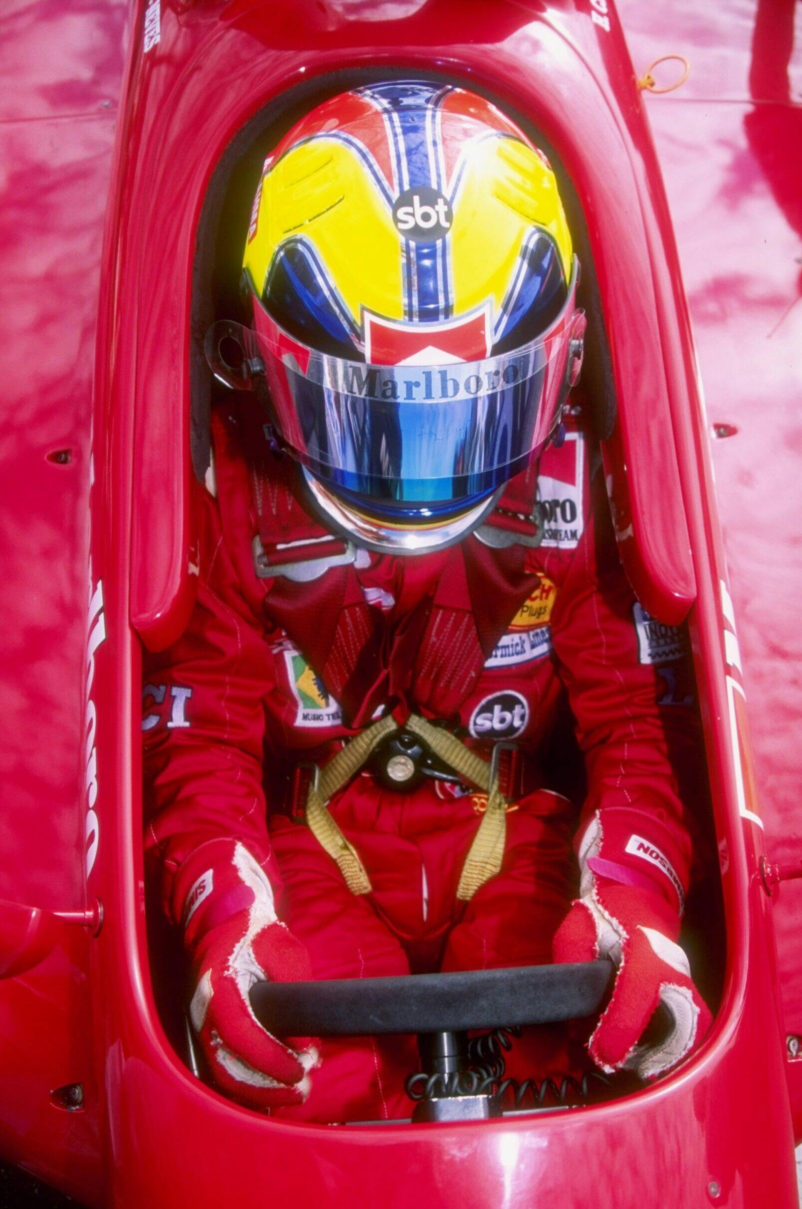 Castroneves during the Marlboro 500 at the California Speedway
