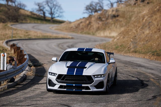 shelby american gt350 supercharged driving