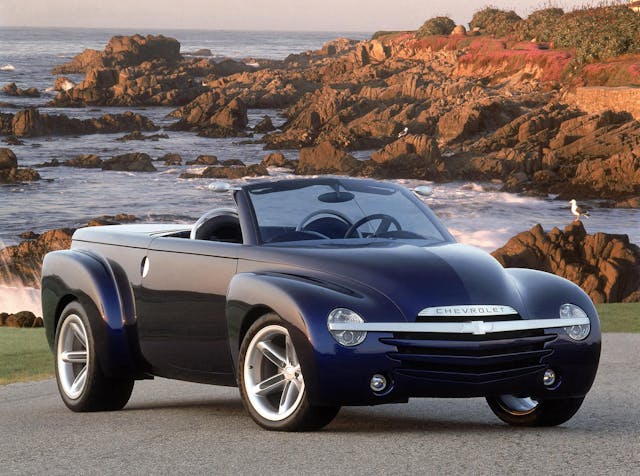 Chevy SSR Concept Vehicle front three quarter