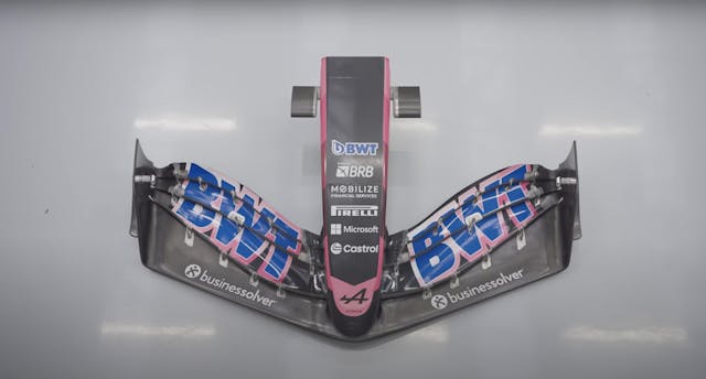 Alpine F1 front wing