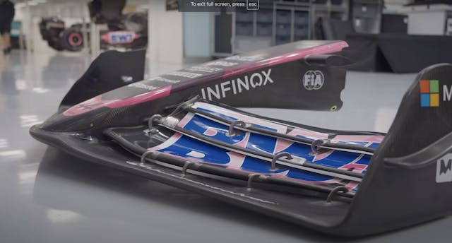 Alpine F1 front wing