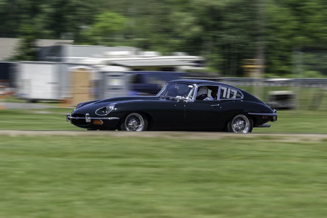 Andy Greenberg Jaguar E-Type racing