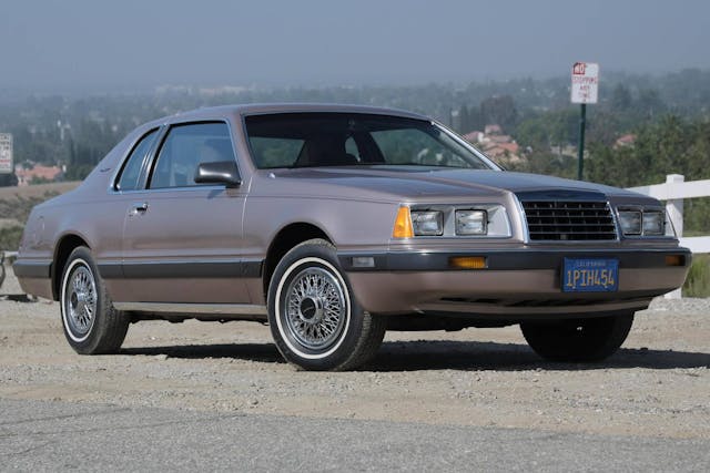 1986 Ford Thunderbird Elan exterior front three quarter