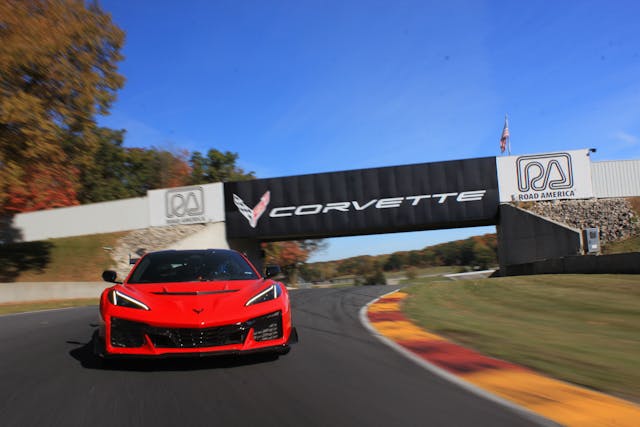 Corvette ZR1 Lap Records front three quarter dynamic