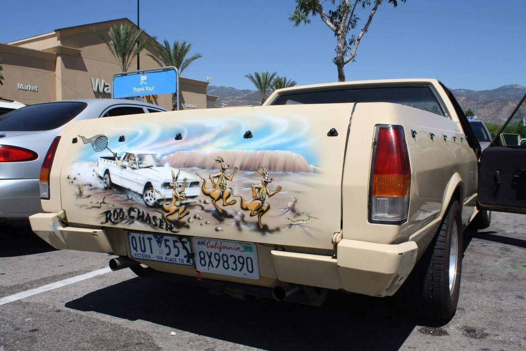 Roo Chaser Ute rear tailgate