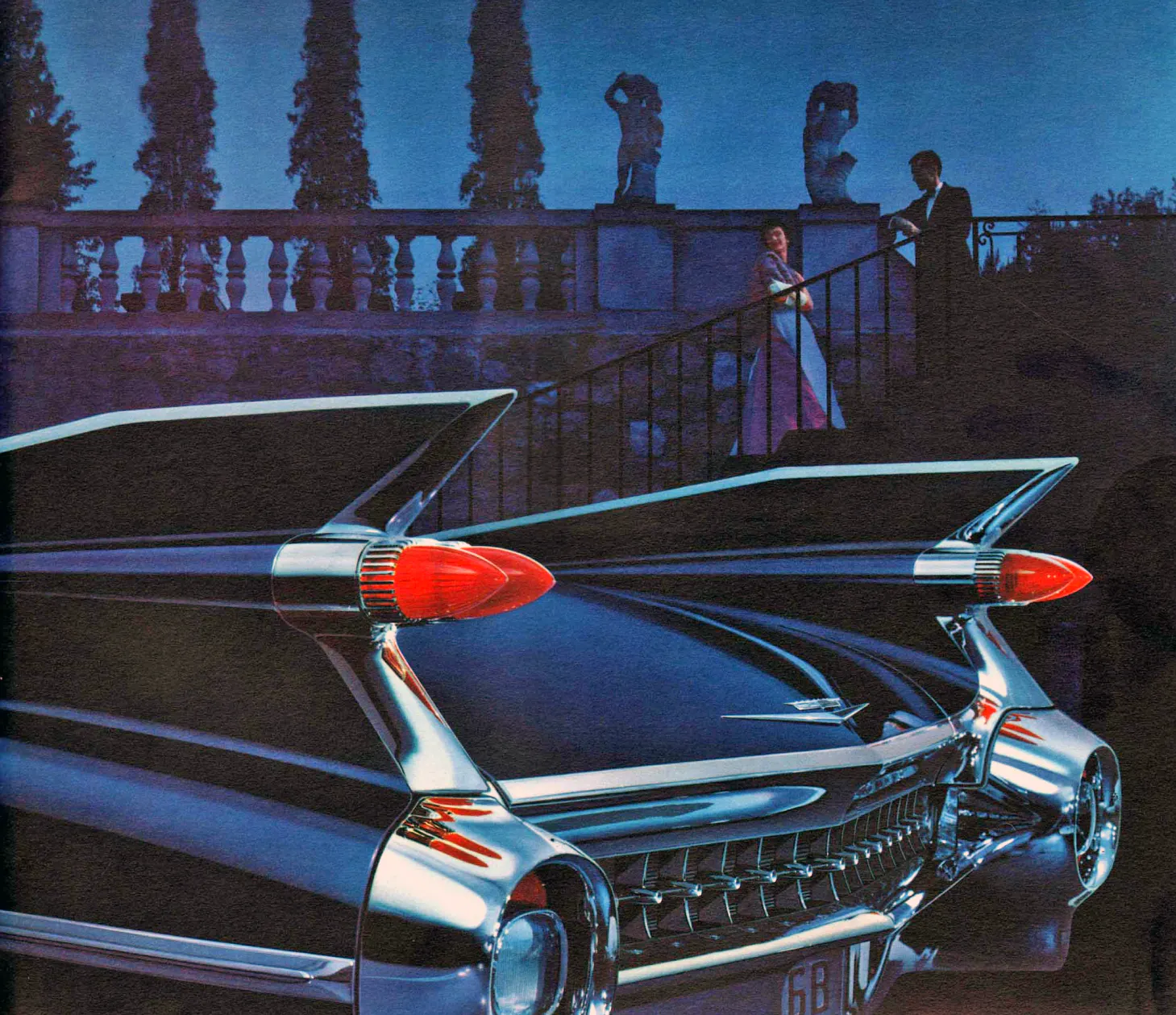 Photo Vintage Cadillac Eldorado Biarritz 1959 - Tirage D'époque, Occasion