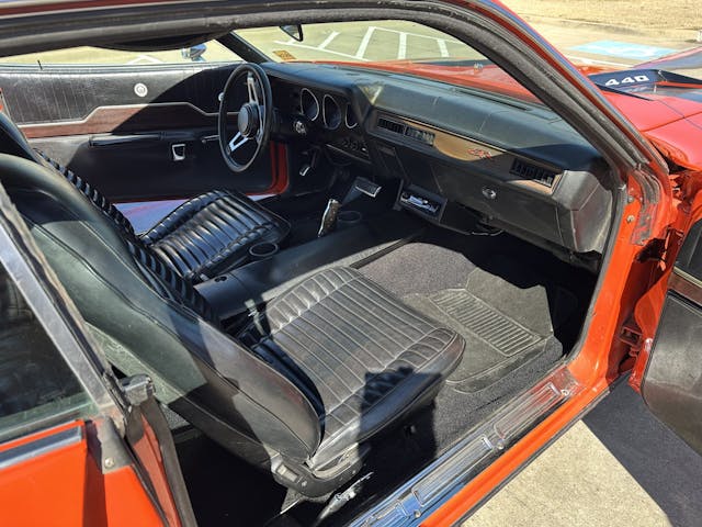 1971 Plymouth GTX interior passenger side