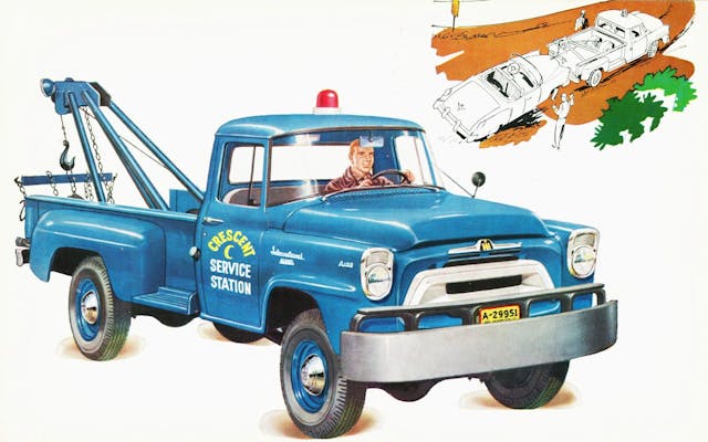 1957 International A-120 4x4 tow truck