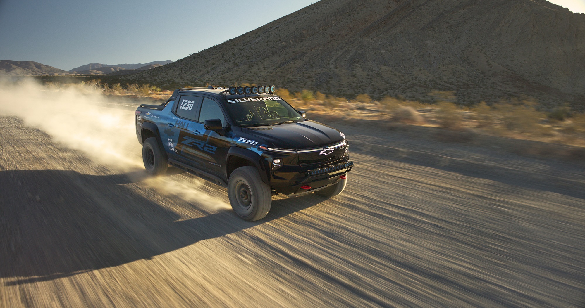The Chevrolet Silverado EV Puts on a Racing Suit for the Mint 400