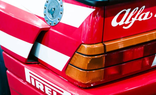 Alfa Romeo 75 IMSA rear detail