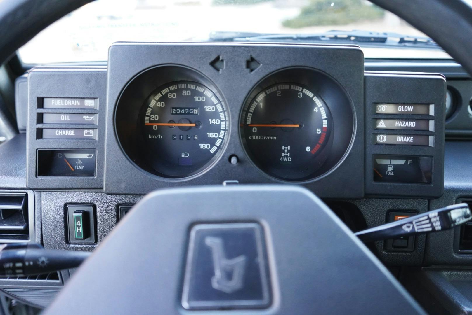 Daihatsu Bertone Freeclimber interior dash gauges