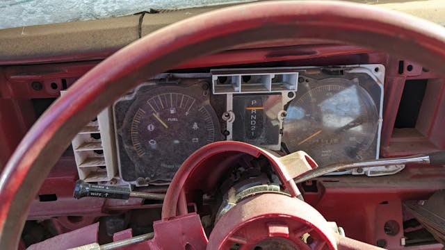 1980 Ford Fairmont Wagon dash