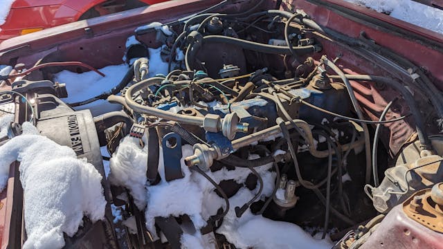 1980 Ford Fairmont Wagon engine bay