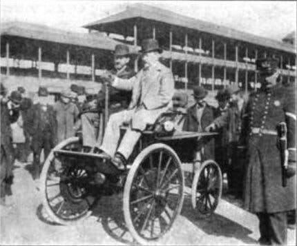 morris and salom co creators in electrobat carriage