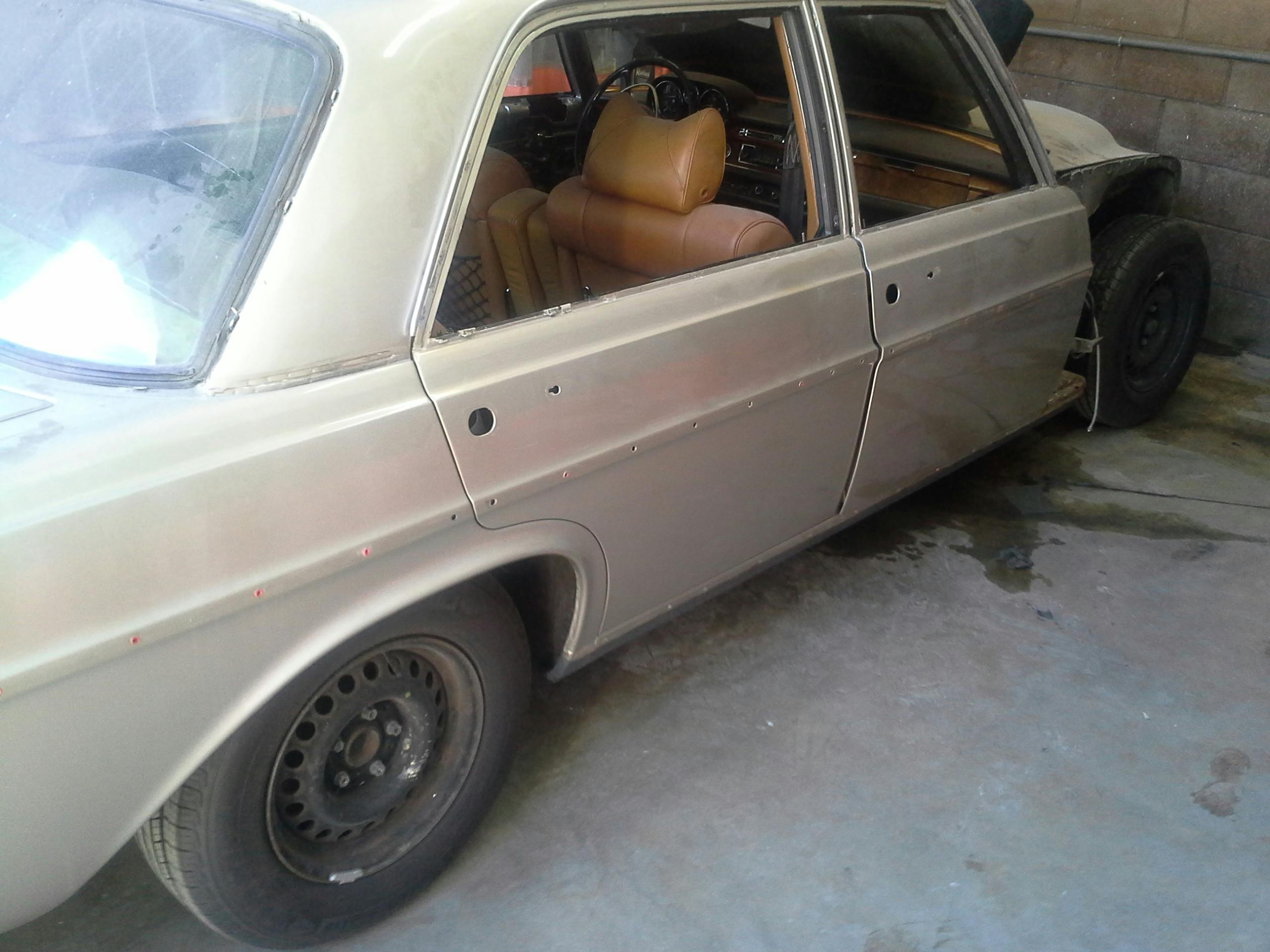 1970 Mercedes Benz 300SEL Before Restoration body