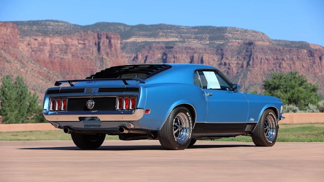 Mustang Mach 1 rear three-quarter