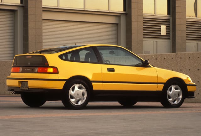 1990 Honda Civic CRX Si rear