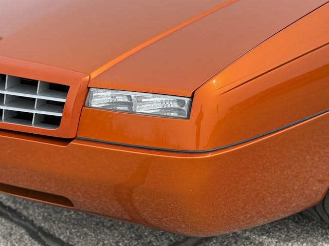 1999 Cadillac EldoRODo custom headlight close up
