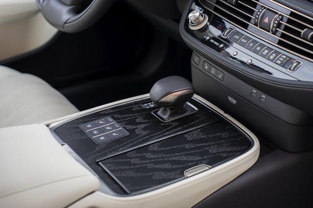 2024 Lexus LS500h interior gear select