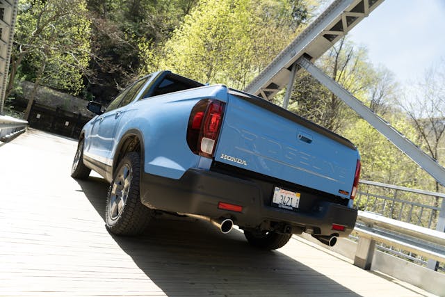 2025 Honda Ridgeline TrailSport rear three quarter