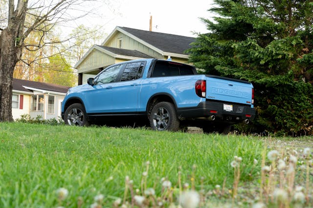 2025 Honda Ridgeline TrailSport rear three quarter