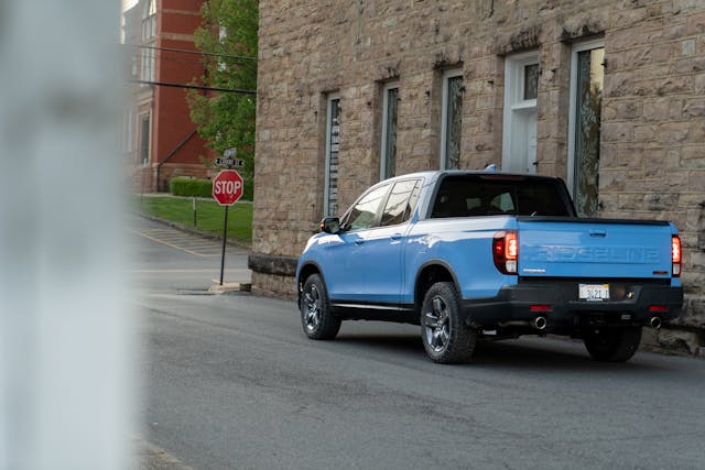 2025 Honda Ridgeline TrailSport rear three quarter