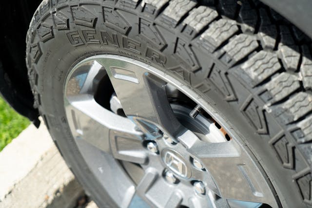 2025 Honda Ridgeline TrailSport wheel tire closeup