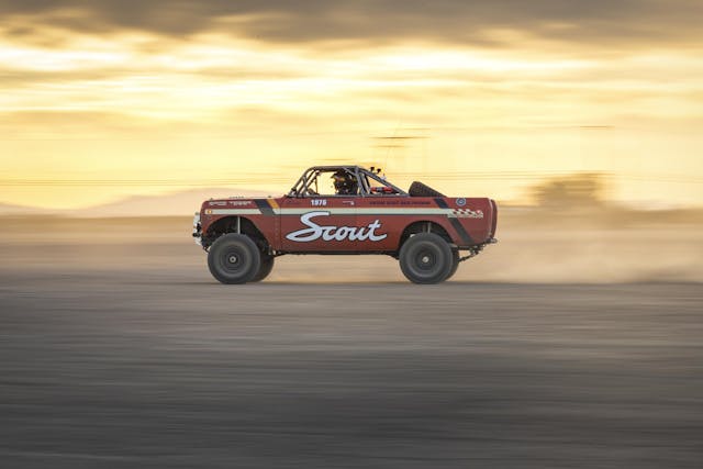Race Terra Scout exterior side profile driving left