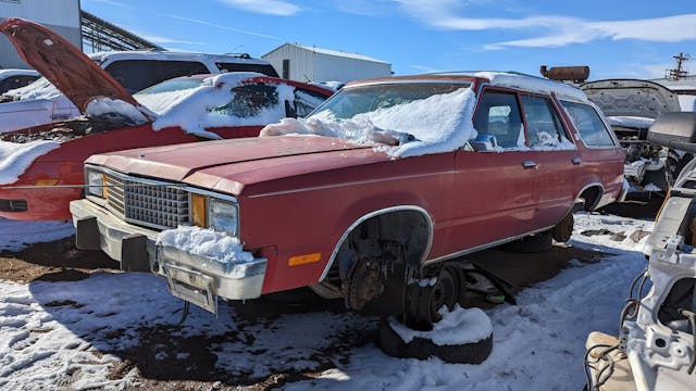 1980 Ford Fairmont Wagon front three quarter