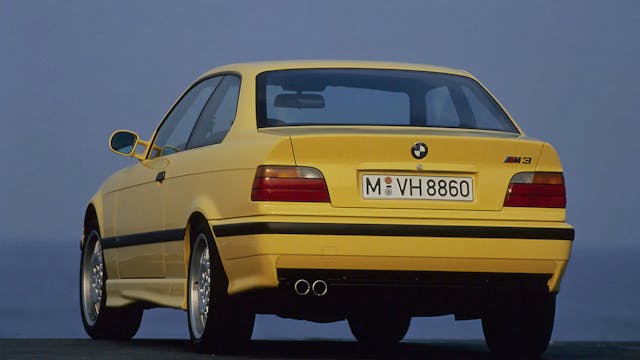 199 BMW M3 Coupe Dakar Yellow