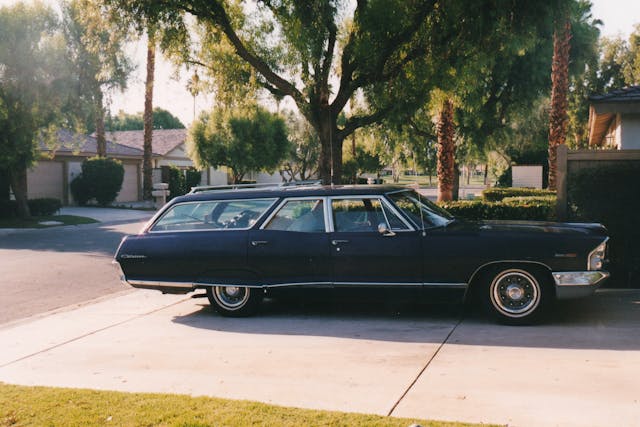 1965 Pontiac Safari Wagon driveway Palm Desert