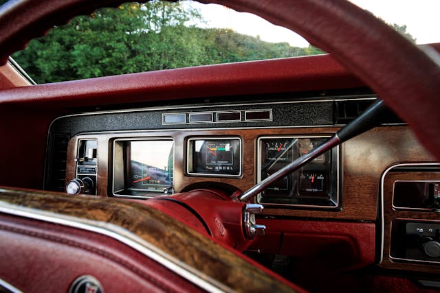 1978 Pontiac Bonneville interior dash cluster gauges