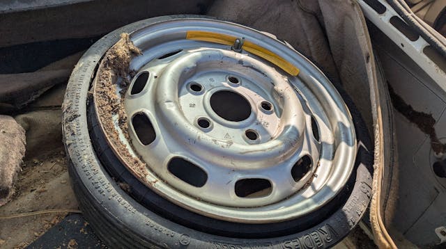 1980 Porsche 924 Turbo spare tire rim