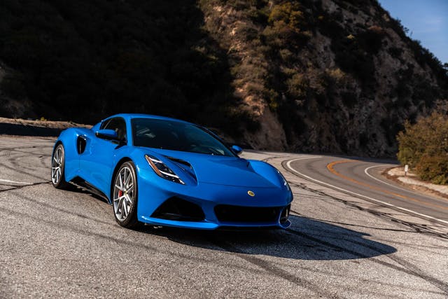 Lotus Emira three-quarter