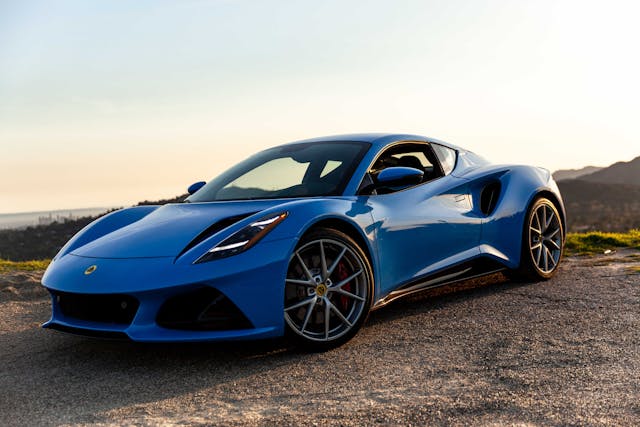 Lotus Emira sky front