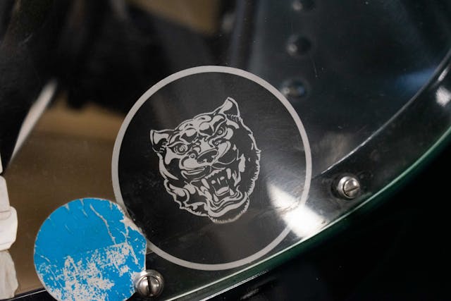 Jaguar D-Type old school logo emblem