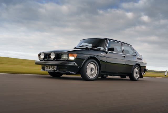Saab 99 Turbo front 3/4 driving