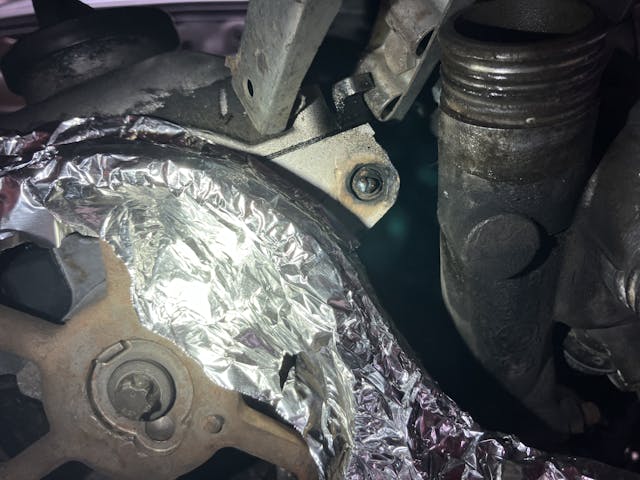 nut weld spot