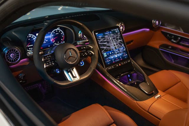 Mercedes-AMG GT63 coupe steering wheel