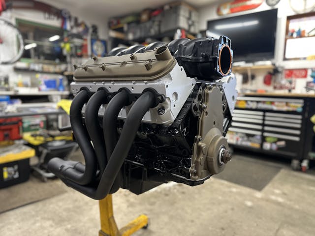LS engine front 3/4