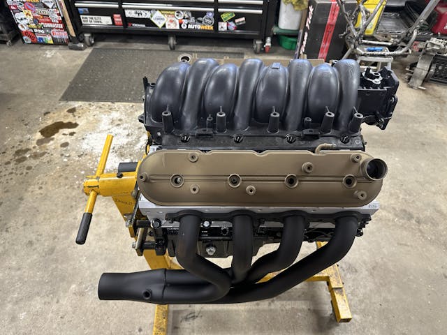 Ls engine on stand right side