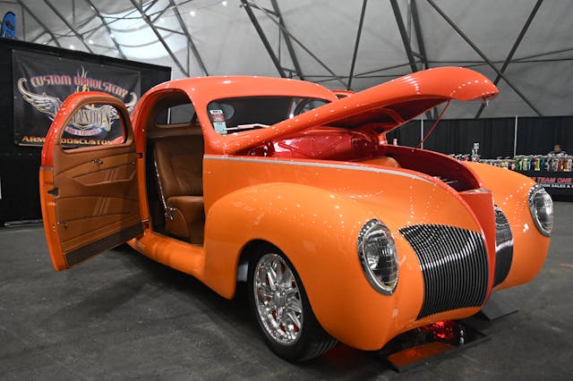 Goodguys hot rod custom show lincoln zephyr front three quarter