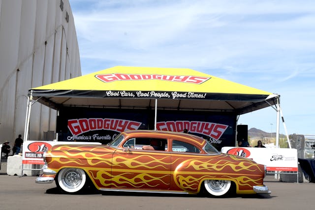 Goodguys hot rod custom show chevy flamed award winner