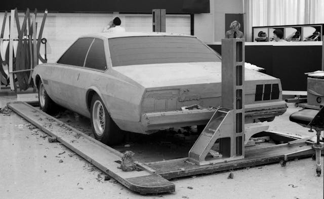 Chevrolet Bonneville clay model rear