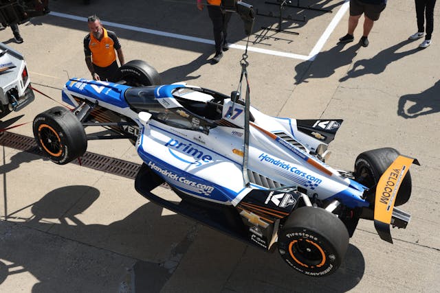 Indy 500 Practice Kyle Larson
